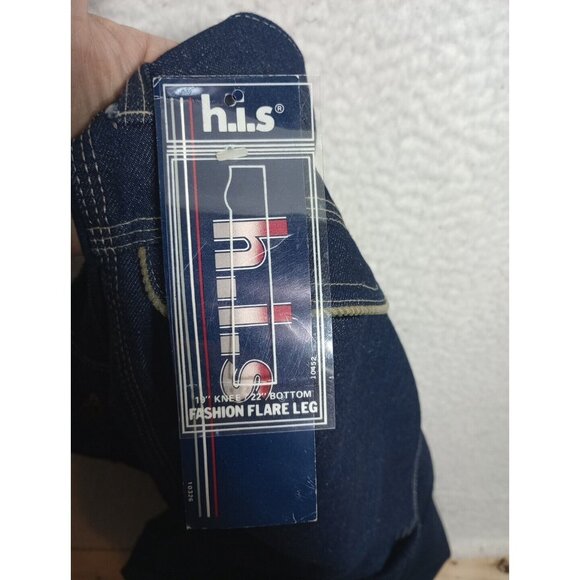 H.I.S Fashion Men's Jean Size 36x32 Dark Wash New - Picture 4 of 10